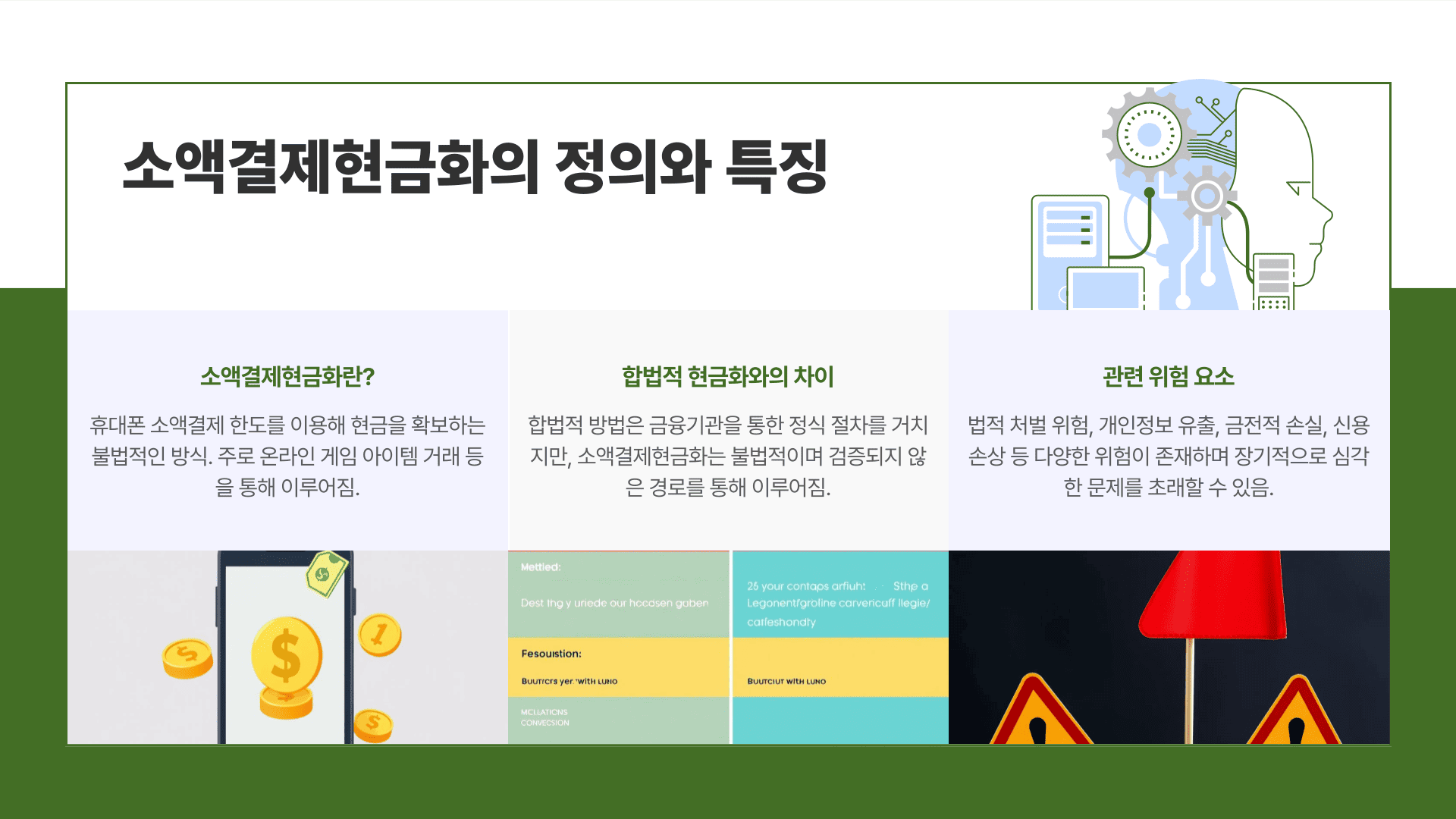 소액결제현금화의 정의와 특징