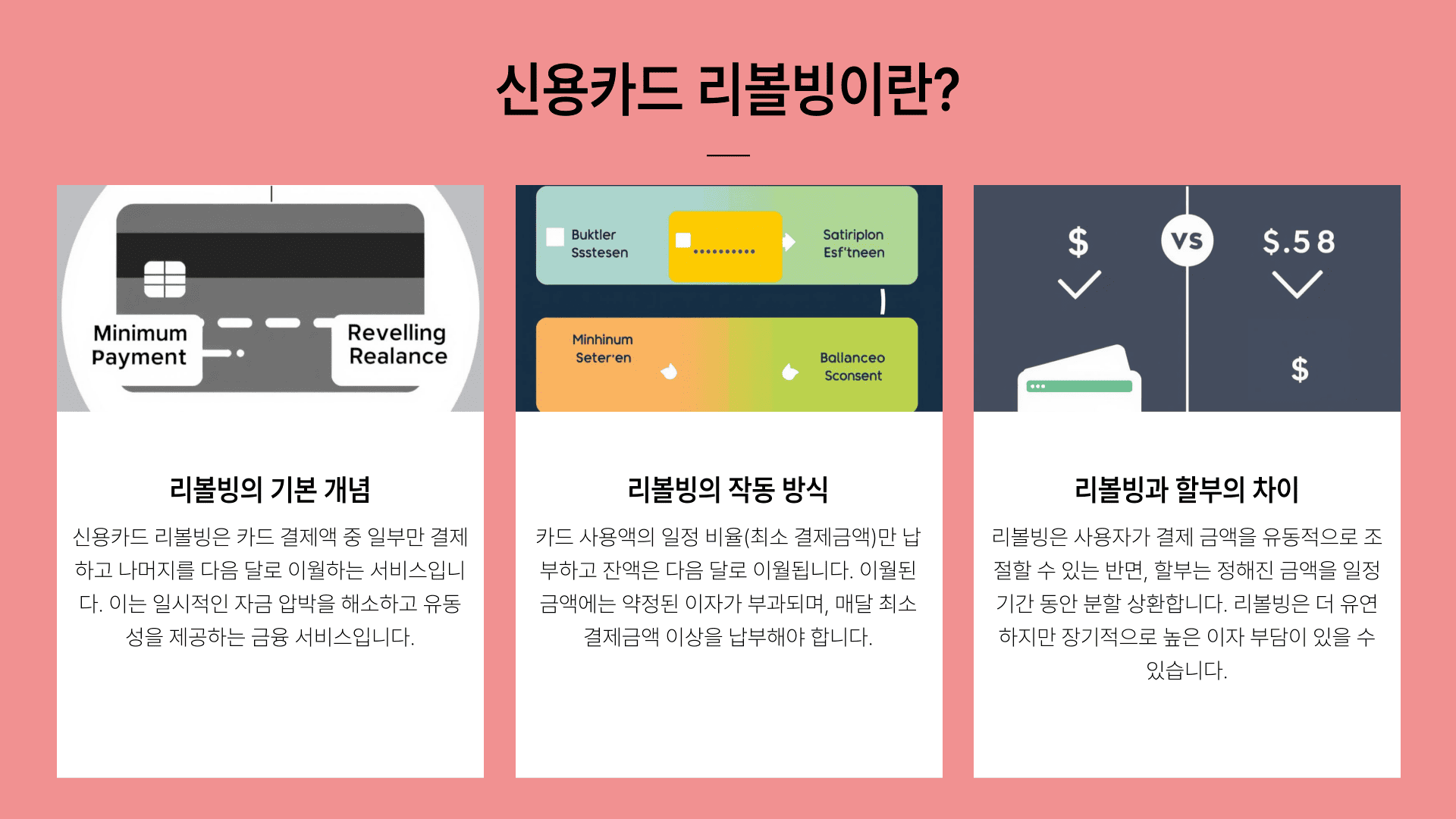 신용카드 리볼빙